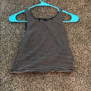 Striped crop top